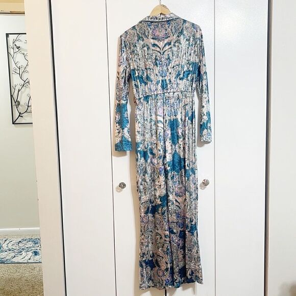 Free People Delphine Velvet Jumpsuit Size M - Picture 6 of 6